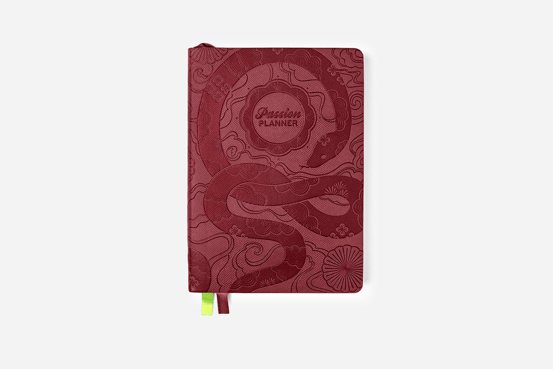 Daily Planner - Undated - Year of the Snake Ruby - Passion Planner