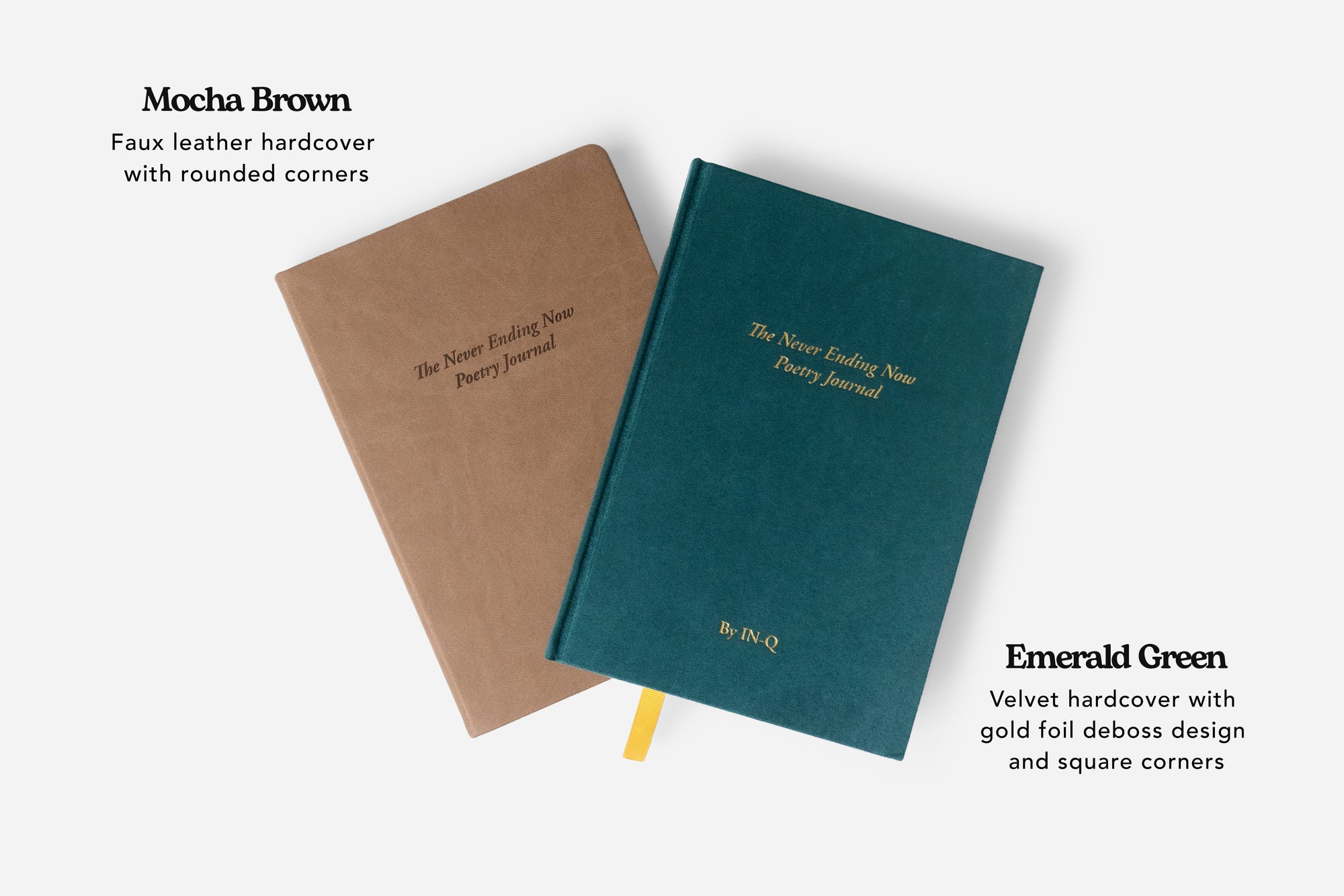 The Never Ending Now Poetry Journal - Emerald Green - Passion Planner