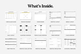 2025-2026 digital student planner what's inside