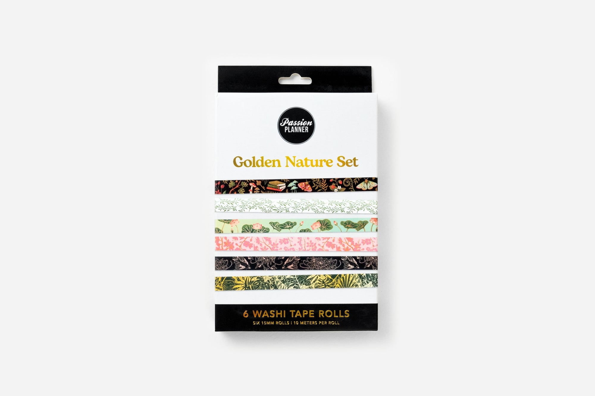 Golden Nature Washi Tape Set front box packaging