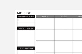 Weekly Undated French - Passion Planner
