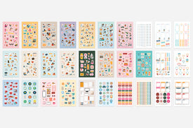 All 30 pages of the 'Adulting' sticker book